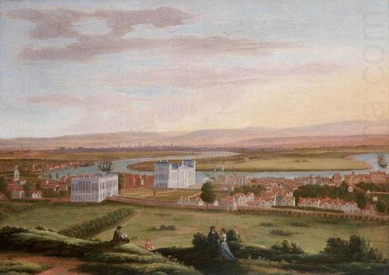 A View of Greenwich and the Queen's House from the South-East, Hendrick Danckerts